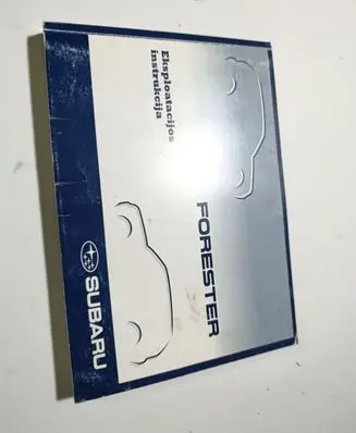 Subaru Forester SH Owners service history hand book 