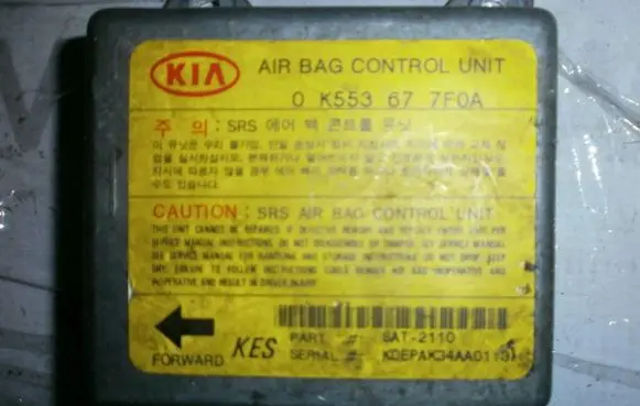 KIA Carnival Airbag control unit/module 0K553677F0A