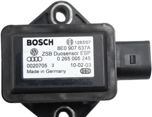 Volkswagen PASSAT B5.5 ESP acceleration yaw rate sensor 8E0907637A 0265005245