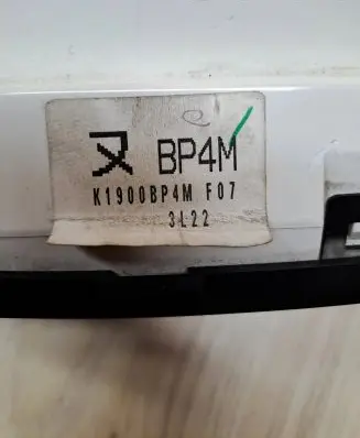 Mazda 3 I Climate control unit K1900BP4M 3L22 BP4M