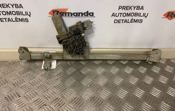 Front door window regulator with motor