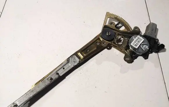 Sliding door window regulator with motor
