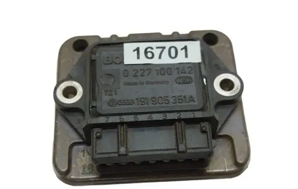 Volkswagen Golf II Ignition amplifier control unit 191905351A 0227100142