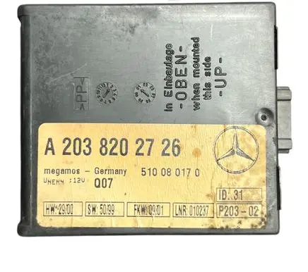 Mercedes-Benz S W220 Alarm control unit/module A2038202726