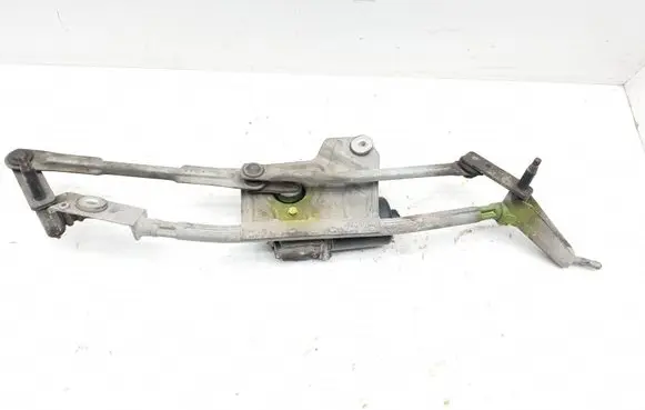Front wiper linkage and motor