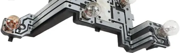 Peugeot 407 Tail light bulb cover holder 