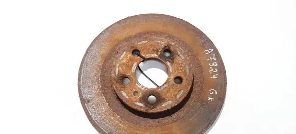 Peugeot 807 Rear brake disc neventiliuojamas