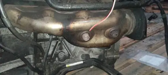 Audi A8 S8 D3 4E Exhaust manifold 077253033AB