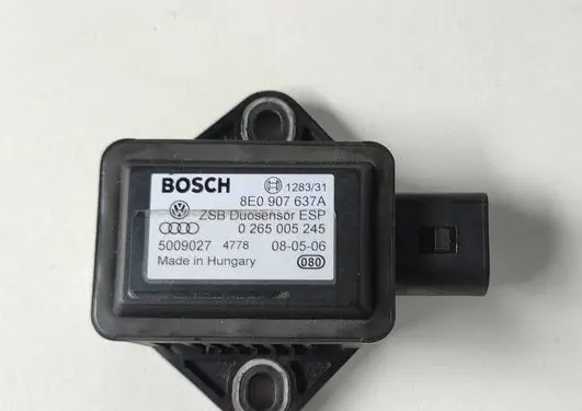 Audi A8 S8 D3 4E ESP acceleration yaw rate sensor 8E0907637A 5009027 0265005245