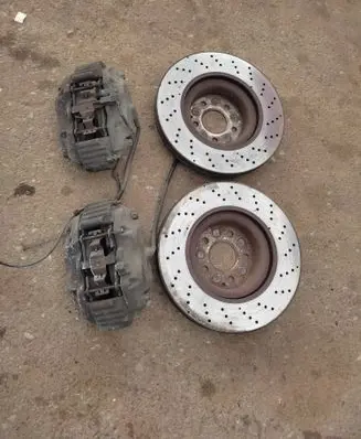 Mercedes-Benz S W221 Brake discs and calipers set 