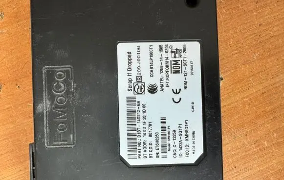 Ford Transit Courier Bluetooth control unit module D1BT14D212GA