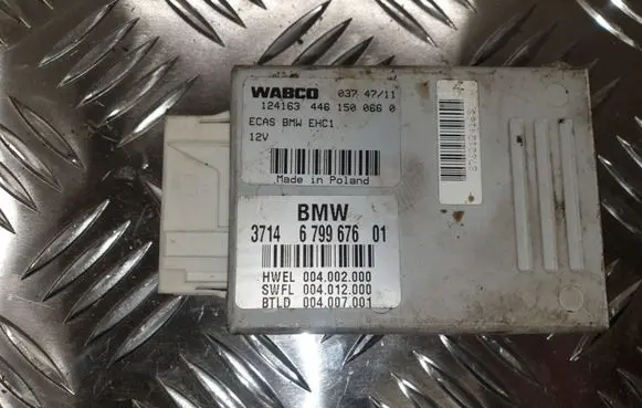 BMW 7 F01 F02 F03 F04 Air suspension control unit module (rear) 6799676