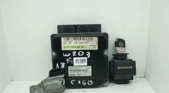 Mercedes-Benz C W203 Engine ECU kit and lock set A2711539879