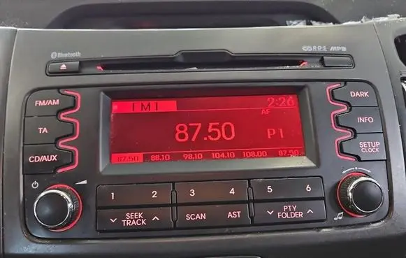 KIA Sportage Radio/CD/DVD/GPS head unit 96160-3U230WK IMPRK1538447