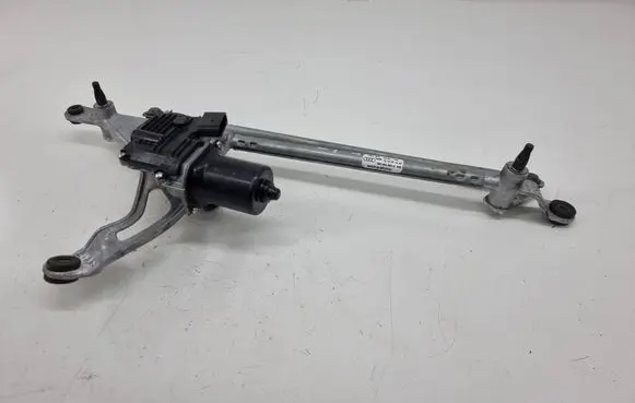 Front wiper linkage and motor