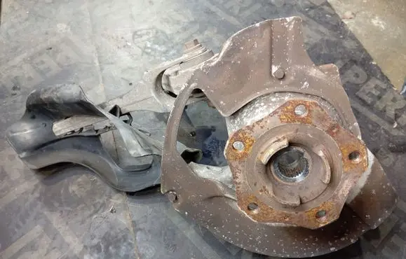 Porsche 911 991 Front wheel hub spindle knuckle 99134165806 99134105301
