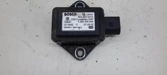 Audi A4 S4 B6 8E 8H ESP acceleration yaw rate sensor 8E0907637A 0265005245 0015492