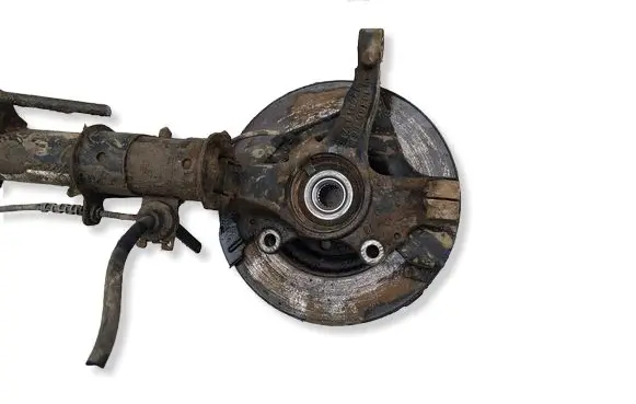 Opel Corsa E Front wheel hub spindle knuckle 
