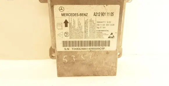 Mercedes-Benz E W212 Airbag control unit/module A2129011105 5351