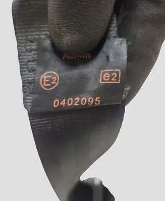 Peugeot 407 Rear seatbelt 0402095 D506452AC76 4500104