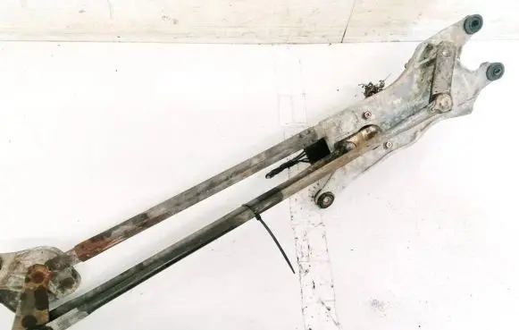 Front wiper linkage and motor