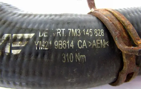 Volkswagen Sharan Intercooler hose/pipe 7M3145828