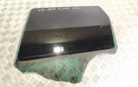 Rear door window glass