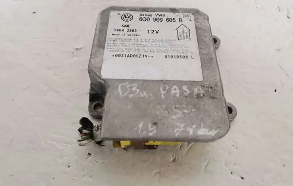 Volkswagen PASSAT B5.5 Airbag control unit/module 6B0909605B