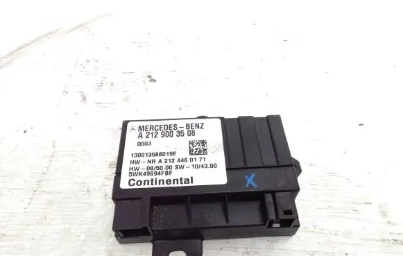 Mercedes-Benz E A207 Fuel injection pump control unit/module A2129003508 5WK49694FBF