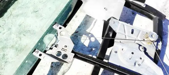 Audi A4 S4 B5 8D Sliding door window regulator with motor 8D0839400A