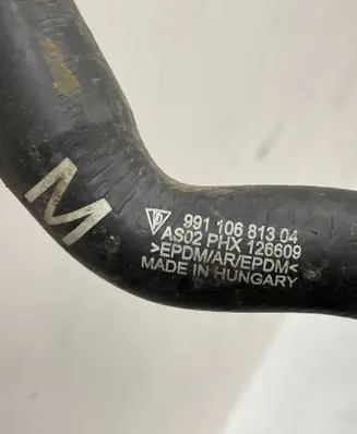 Porsche 911 991 Engine coolant pipe/hose 99110681304 126609