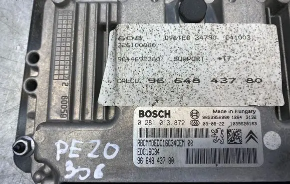 Peugeot 308 Engine control unit/module 326100800 9644692380 9664843780