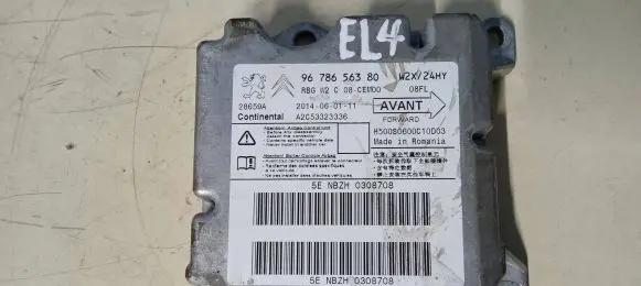 Peugeot 508 Airbag control unit/module 9678656380