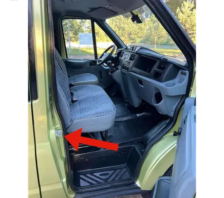 Ford Transit Front door lock loop/hook striker 