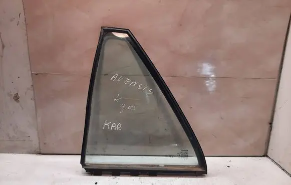 Toyota Avensis T250 Rear vent window glass 43R00048 DOT24AS2M68