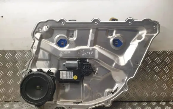 Audi A8 S8 D3 4E Rear door window regulator with motor 4E0839850