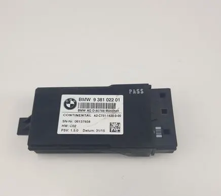 BMW 5 F10 F11 Seat control module 938102201