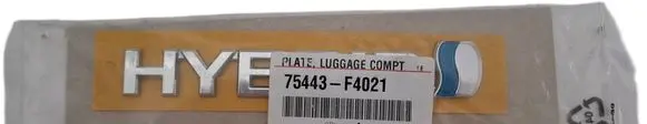 Toyota C-HR I Manufacturer badge logo/emblem 75443F4021