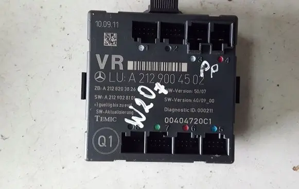 Mercedes-Benz E C207 W207 Door control unit/module A2129004502