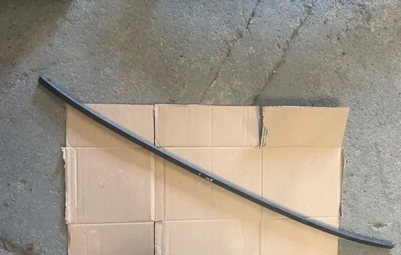 Fiat 500 Roof trim bar molding cover 