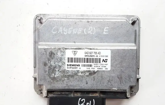 Porsche Cayenne (9PA) Gearbox control unit/module 0AD927755AD