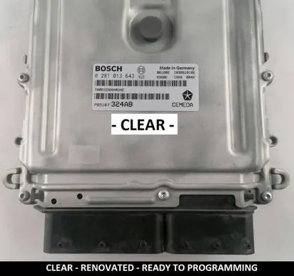 Jeep Grand Cherokee (WK) Engine control unit/module P05187324AB 0281013643 T00E03326A0342