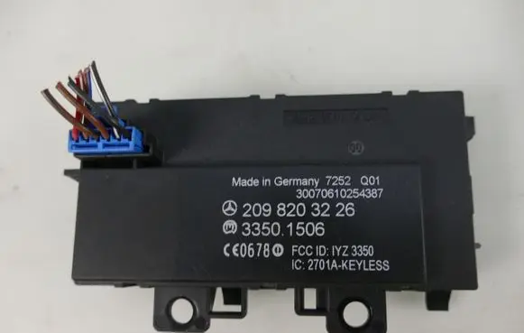 Keyless (KESSY) go control unit/module