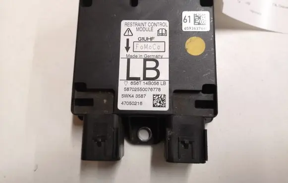 Ford Fusion Airbag control unit/module 6S6T14B056LB 58702550076778 5WK43587
