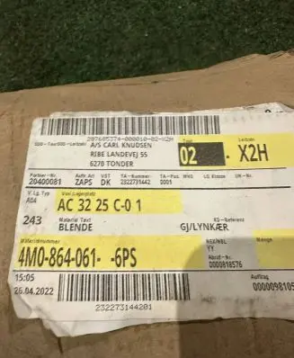 Audi Q7 4M Other center console (tunnel) element 4M0864061 20400081 232273144201