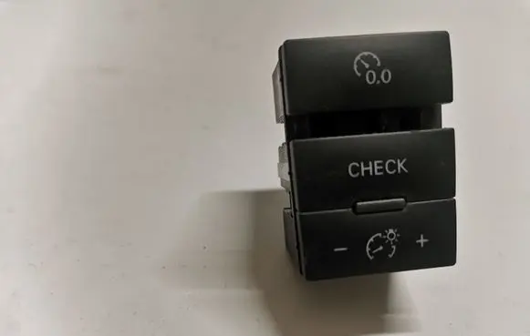 Panel lighting control switch