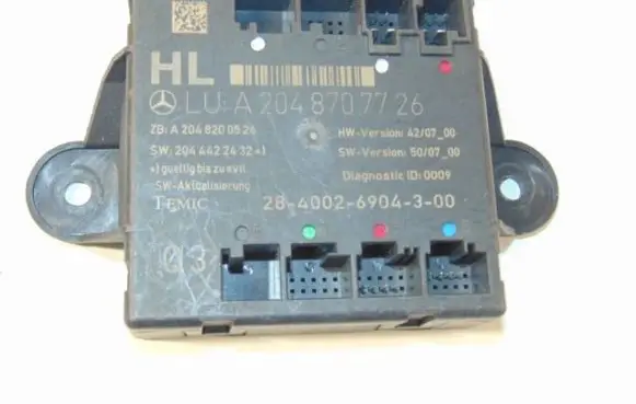 Mercedes-Benz C W204 Door control unit/module A2048707726 2048707726