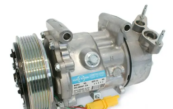 Peugeot 307 Air conditioning (A/C) compressor (pump) 9655191580 6453QG 648722