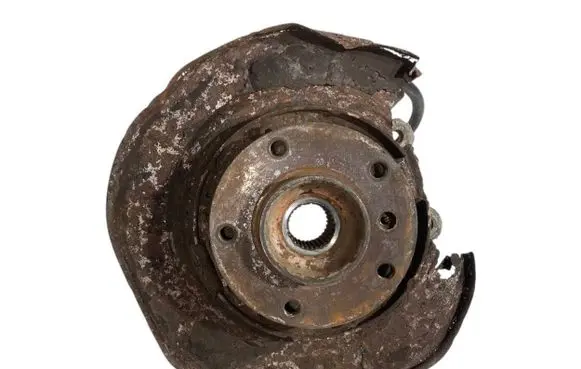 Rear wheel hub spindle/knuckle
