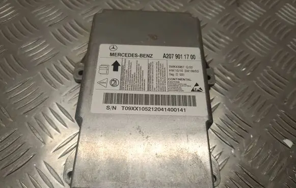 Mercedes-Benz E C207 W207 Airbag control unit/module A2079011700 5WK43967